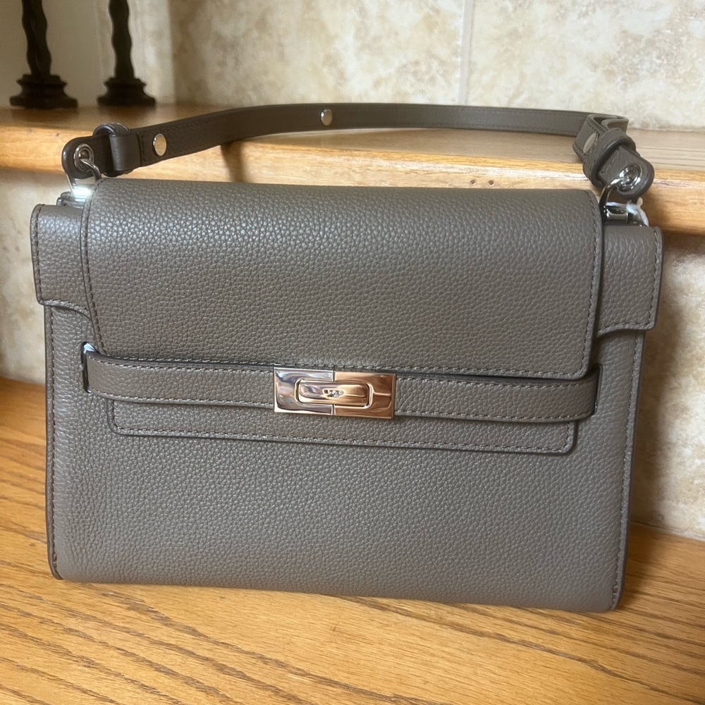 Tory Burch Lee Radziwill Pebbled shoulder bag - Picture 7 of 7